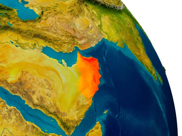Oman maapallon mallilla — kuvapankkivalokuva