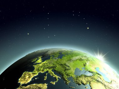 Sunrise Europe yukarıda