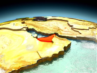 Dünya'nın modeli Birleşik Arap Emirlikleri