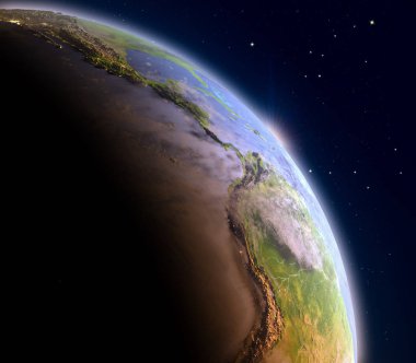 Sunrise Doğu Pasifik yukarıda