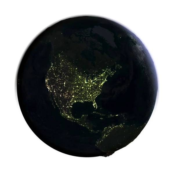 北アメリカの宇宙から — ストック写真