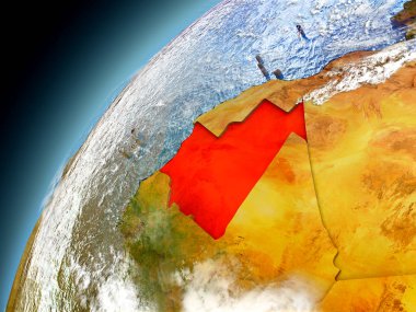 Moritanya modelinin dünya yörüngeden