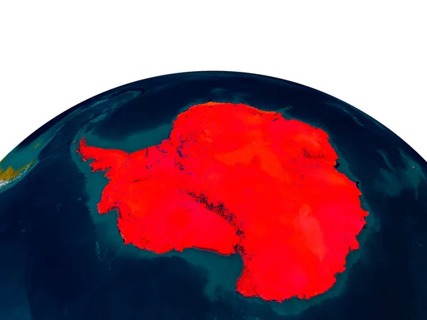 Antarktisz-modell, a Föld bolygó — Stock Fotó