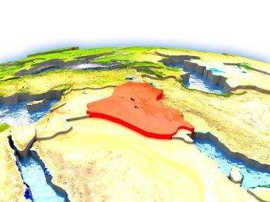 Irak dünya üzerinde