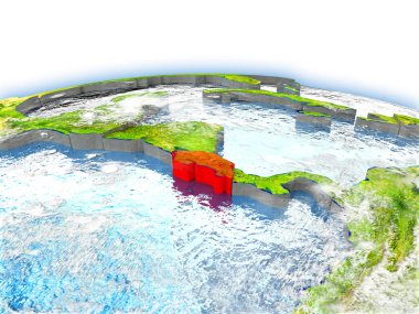 Kosta Rika dünyanın üzerinde