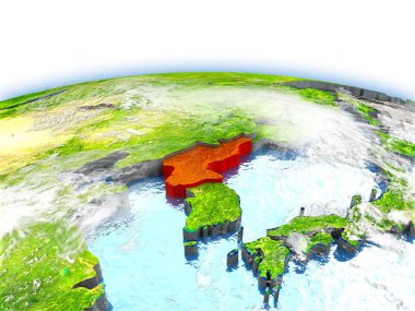 Kuzey Kore üzerinde Küre