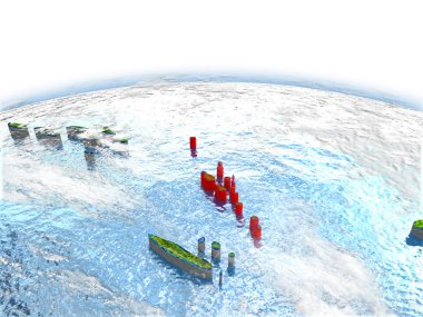 Dünya üzerinde Vanuatu