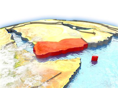 Dünya üzerinde Yemen