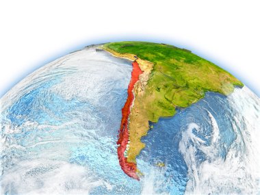 Şili dünya üzerinde