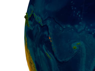 Vanuatu modeli Dünya gezegeninin