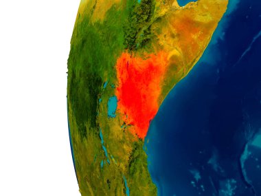 Kenya modeli Dünya gezegeninin