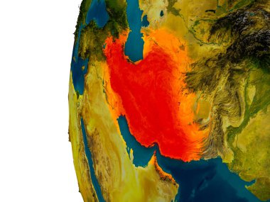 Iran modeli Dünya gezegeninin