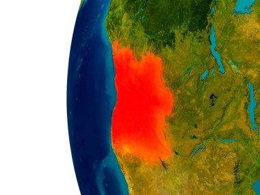 Angola modeli Dünya gezegeninin