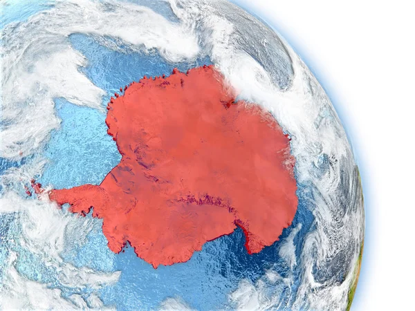 Ανταρκτική μοντέλο της γης — Φωτογραφία Αρχείου
