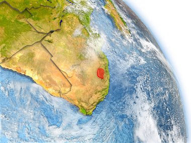 Lesotho Dünya'nın modeli