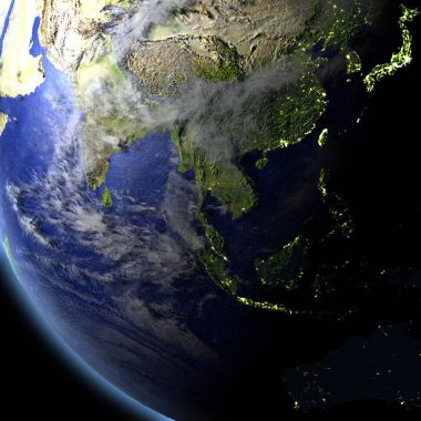 Güneydoğu Asya uzaydan