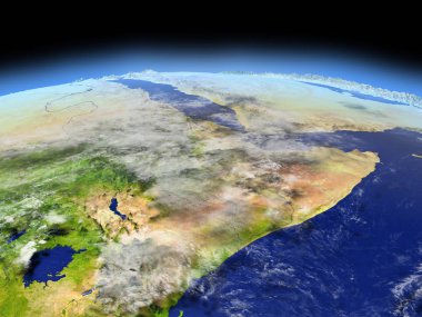 Uzaydan gelen Afrika boynuzu