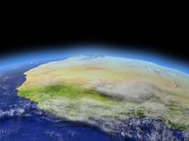 Uzaydan gelen Batı Afrika