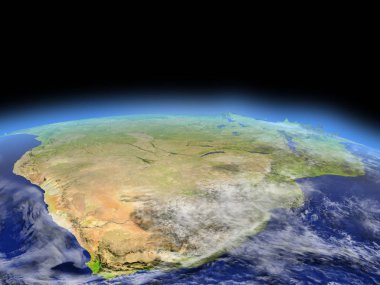 Uzaydan gelen Güney Afrika