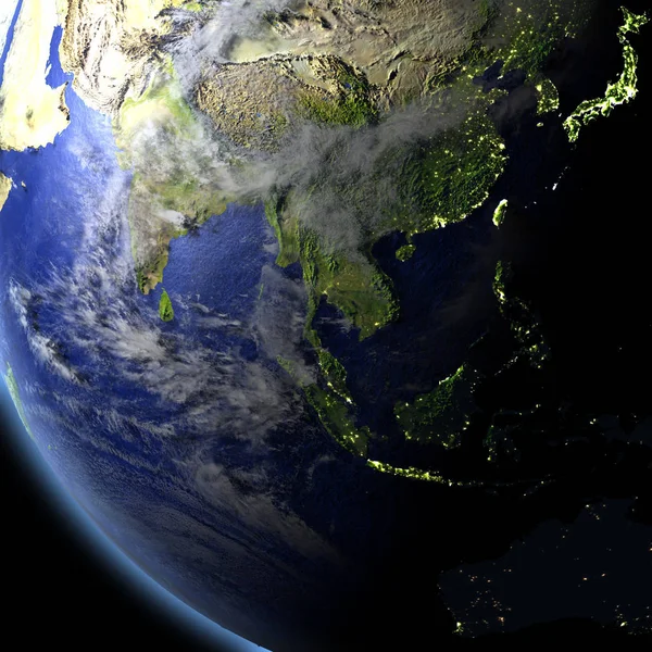 Sudeste asiático desde el espacio —  Fotos de Stock
