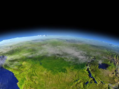 Uzaydan gelen Orta Afrika