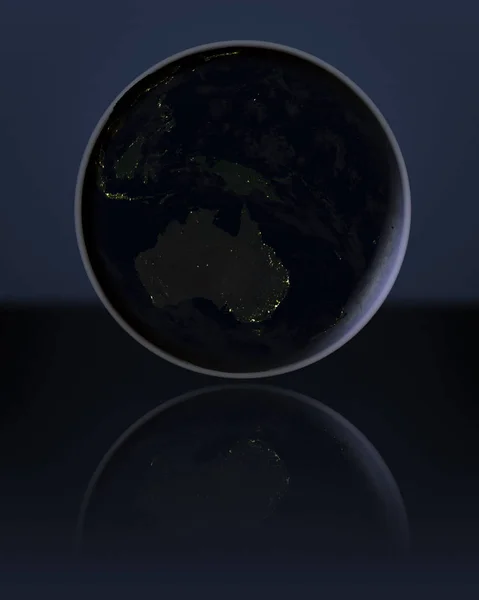 Australia en la oscuridad —  Fotos de Stock