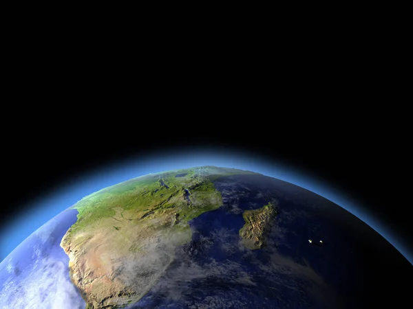 South Africa from space — Stock Photo, Image