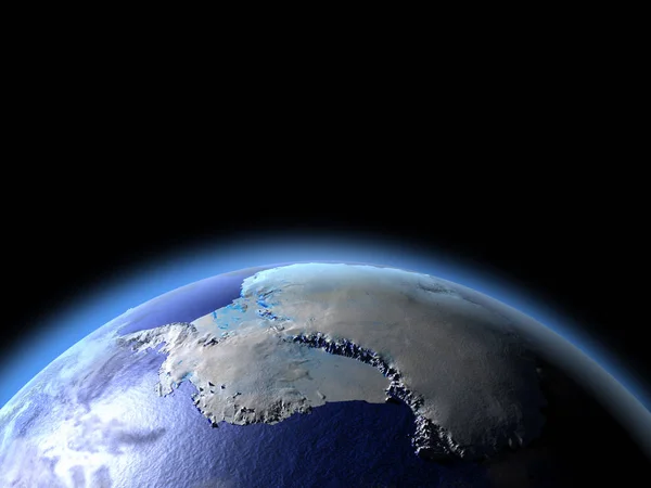 Antarctica from space — Stock Photo, Image