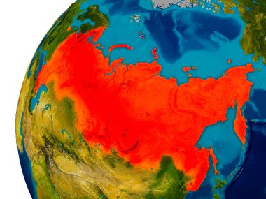 Rusya dünya üzerinde