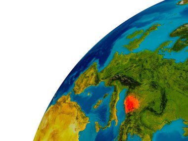 Bosna dünya üzerinde