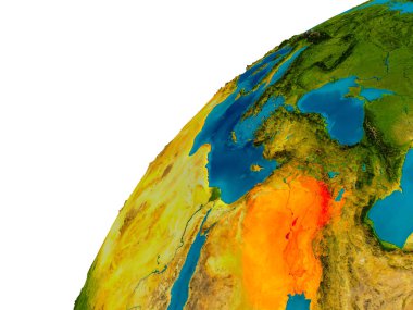 Irak dünya üzerinde