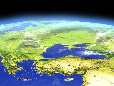 Uzaydan Türkiye ve Karadeniz Bölgesi