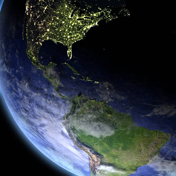 Centroamérica desde el espacio —  Fotos de Stock