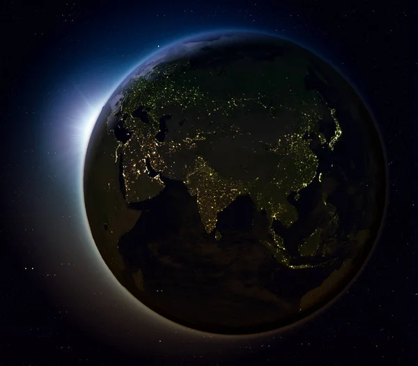亚洲从晚上的空间 — 图库照片
