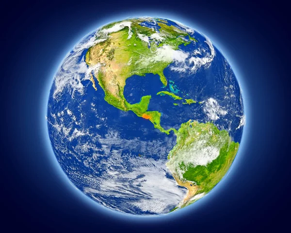 萨尔瓦多在地球上 — 图库照片