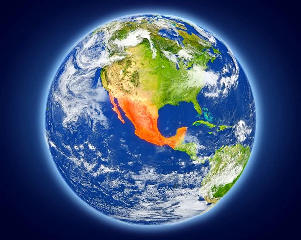 Meksyk na planecie Ziemia — Zdjęcie stockowe