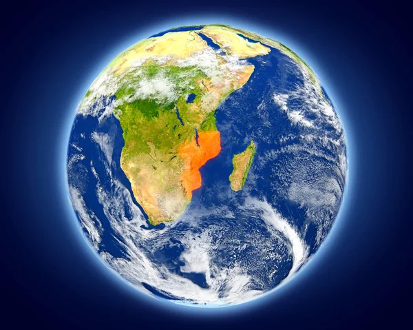 Mozambik Planet Earth — Stok fotoğraf
