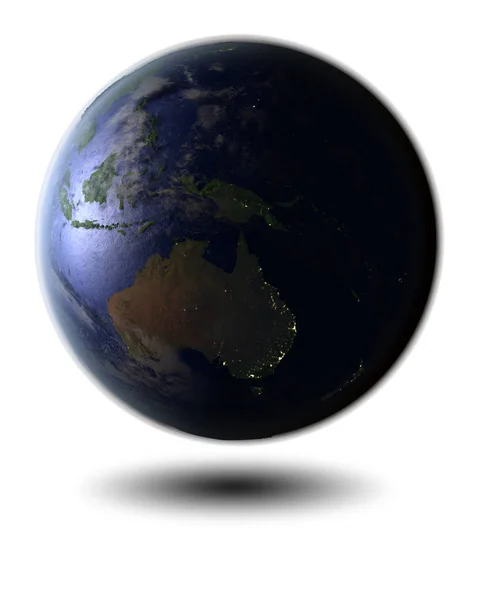 Australia en globo nocturno —  Fotos de Stock