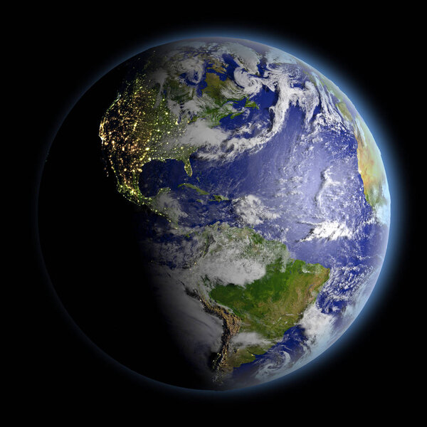 Америка из космоса
