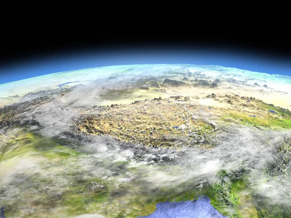 Himalaya din spațiu — Fotografie, imagine de stoc