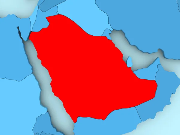 Map of Saudi Arabia — Stock Photo, Image