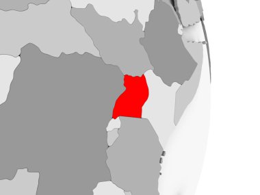Uganda gri siyasi dünya üzerinde