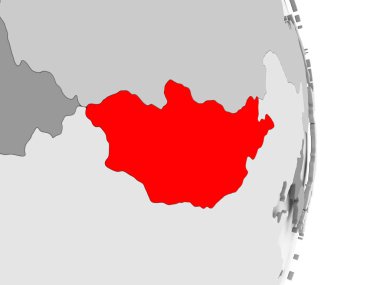 Moğolistan gri siyasi dünya üzerinde