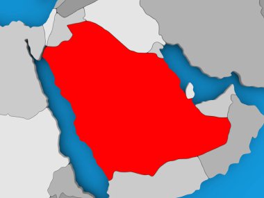 Suudi Arabistan haritası