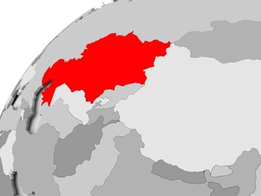 Kazakistan gri siyasi dünya üzerinde