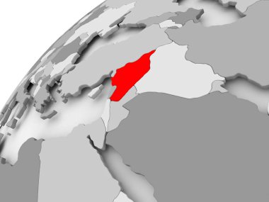 Suriye gri siyasi dünya üzerinde