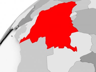 Demokratik Kongo Cumhuriyeti gri siyasi dünya üzerinde