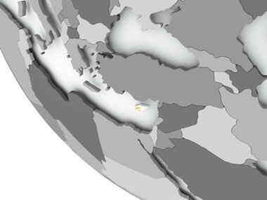 Kıbrıs bayrağı siyasi dünya üzerinde