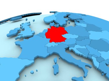 Almanya mavi siyasi dünya üzerinde