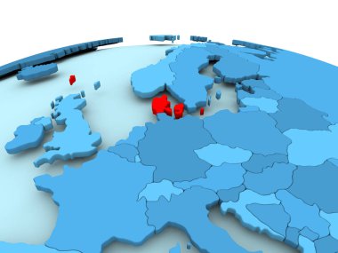 Danimarka mavi siyasi dünya üzerinde